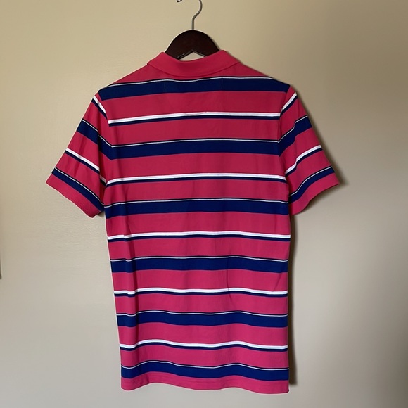 Chaps Pink Striped Polo Shirt size S - Picture 3 of 5